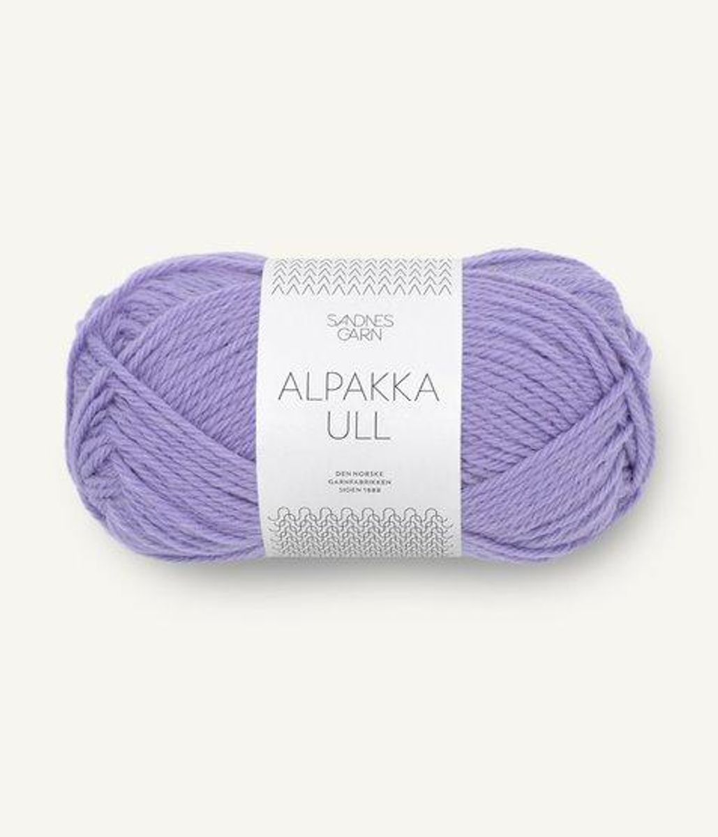 Alpakka Ull 5224 Lys Lilla 