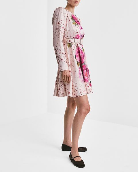 Hovedbilde BYTIMO - Tailored Satin Belt dress 409 Rose 