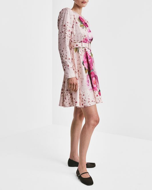 Hovedbilde BYTIMO - Tailored Satin Belt dress 409 Rose 