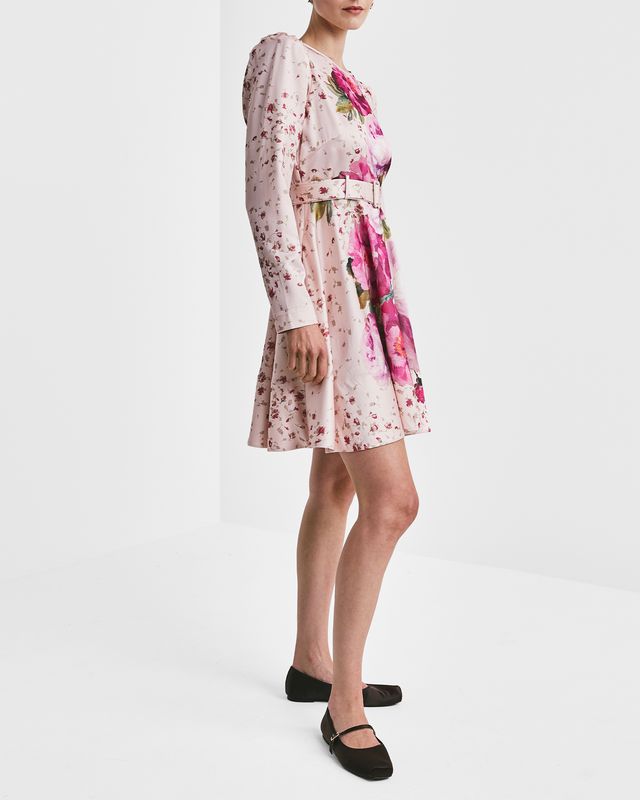 BYTIMO - Tailored Satin Belt dress 409 Rose 