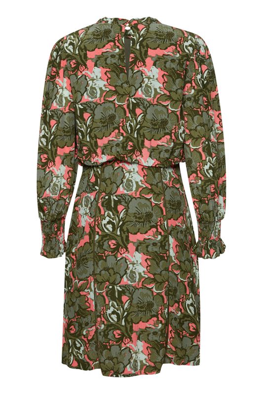 Irfarrow dress - olive branch big flowers