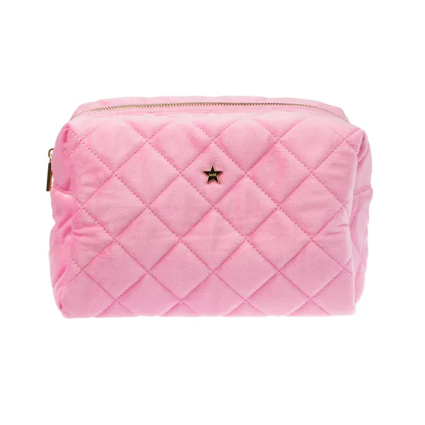 Hovedbilde VELVET SQUARE QUILTED MAKE-UP POUCH LARGE ...