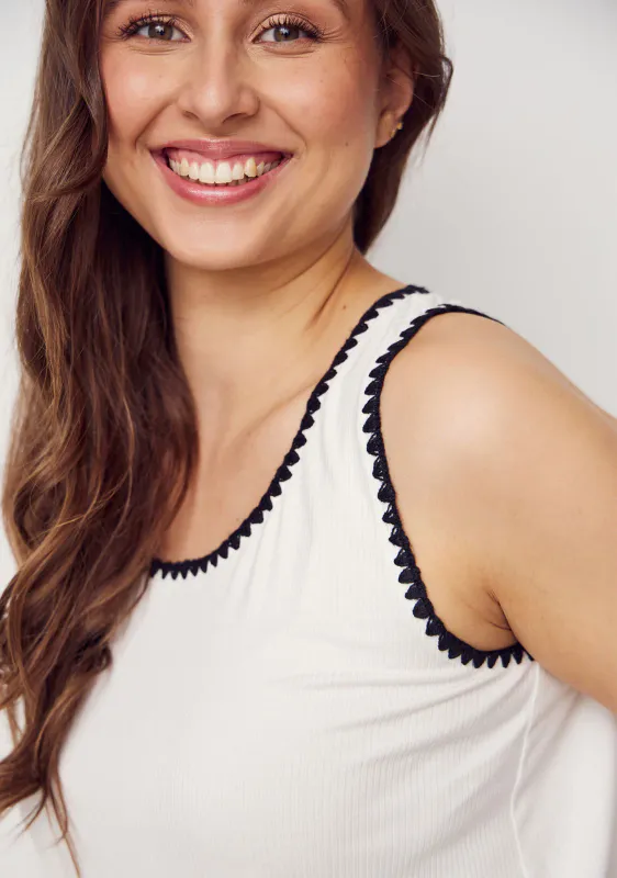 Isay - Dee Tank Top - Broken White