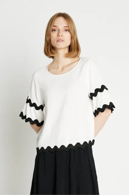 Hovedbilde Faeloria bluse - Off white
