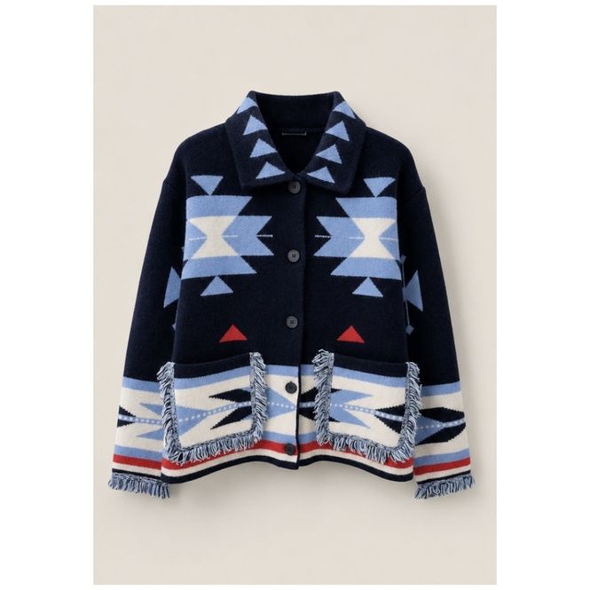 Hovedbilde LECOCO - Betty Cardigan - Blå