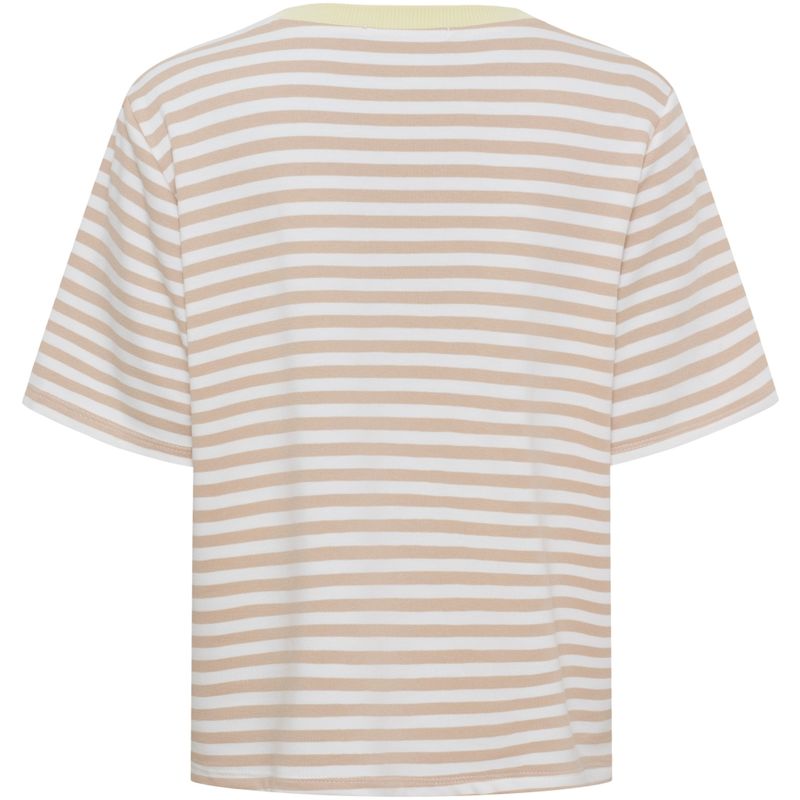 MdcJamila Tee - Beige/Gul
