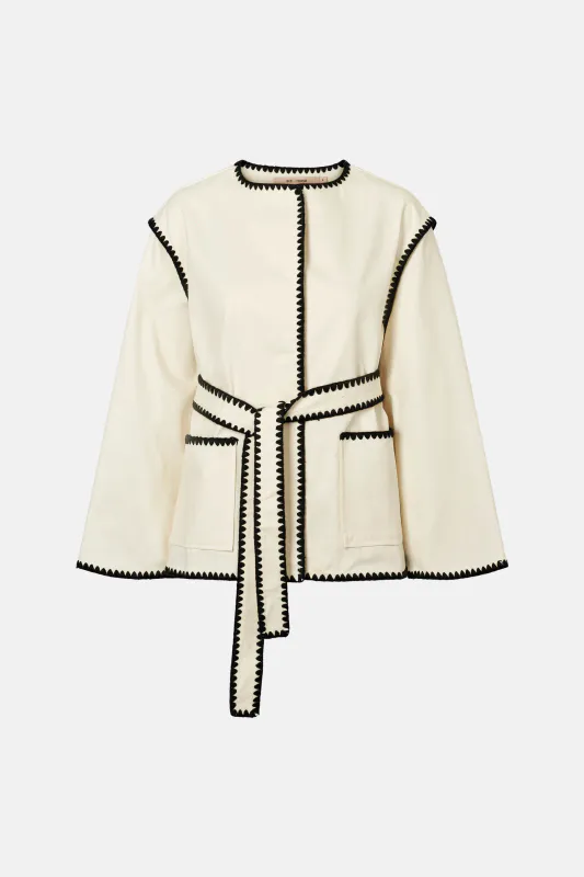 Rue de Femme - Gloriana Kimono - Off White