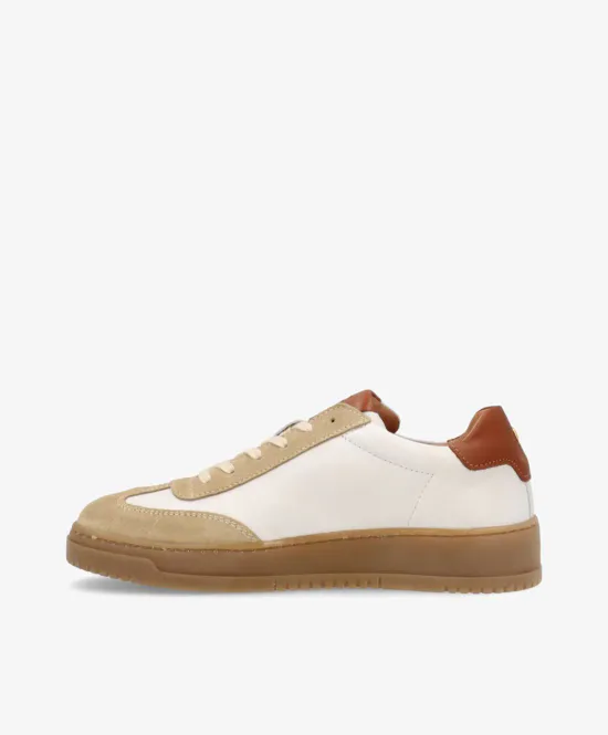 Hovedbilde PRIME PULSE LS - Dame - Hvit-beige skinn-semsket ...