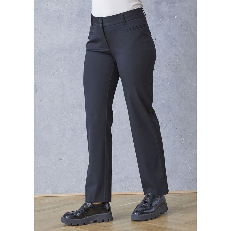 Genova Straight Pant - Black