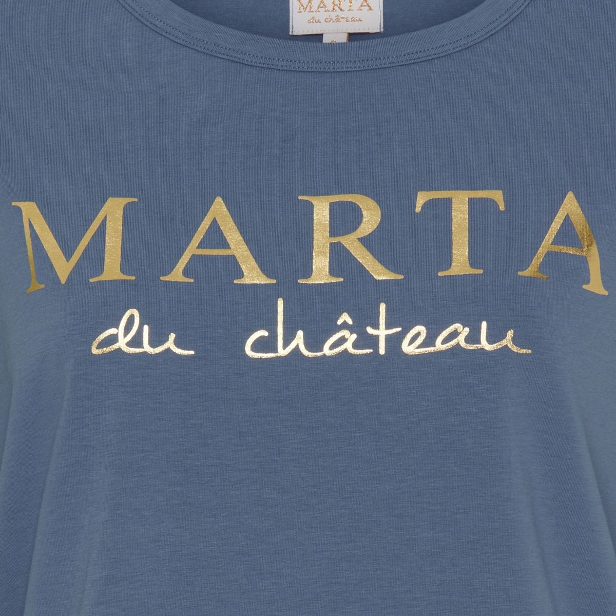 MARTA DU CHATEAU - Jeanette Tee - Denim blå
