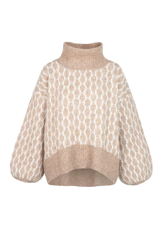 Héat - Fam New Pattern Light Brown Melange