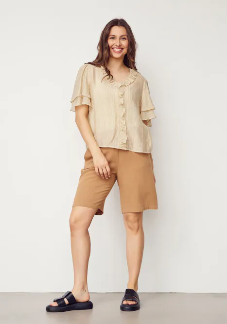 Hovedbilde Isay - Harper s/s Blouse - Washed Sand
