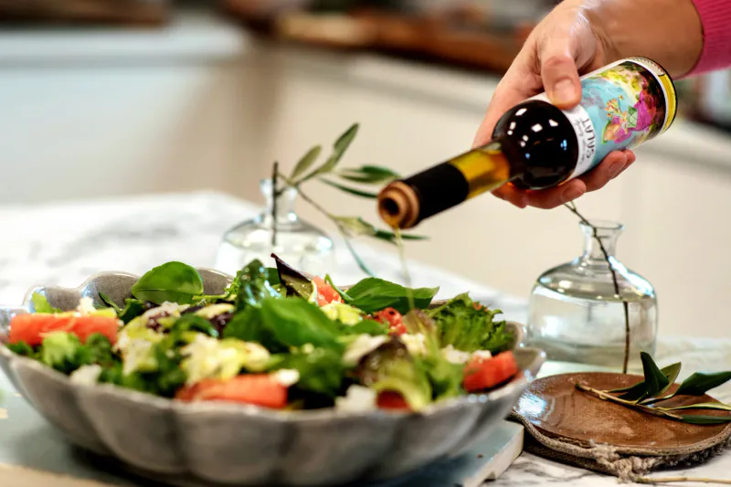 FRUTIMIAN - SALATOLJE av extra virgin olivenolje og basilikum 250 ml