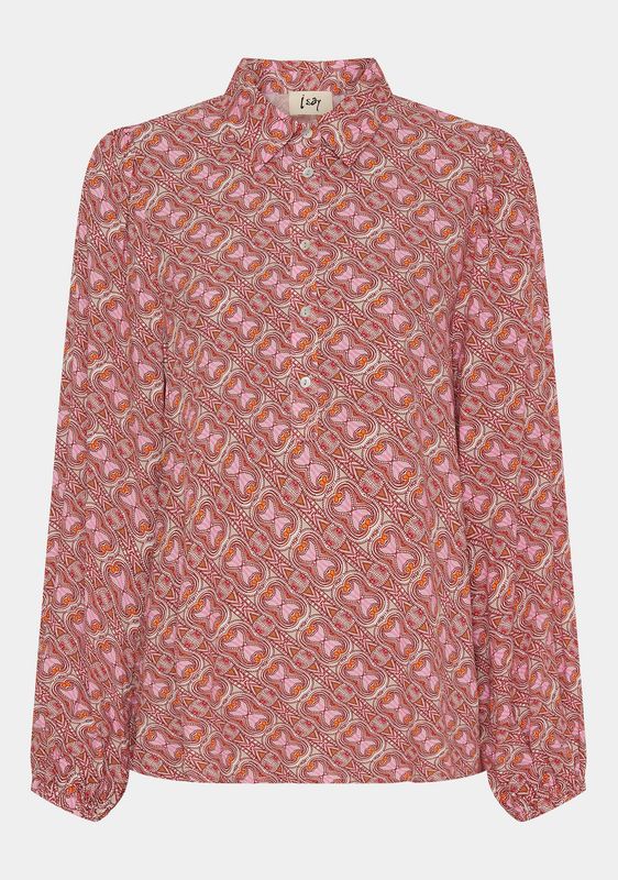 ISAY - Asta Blouse - Pink Hourglass