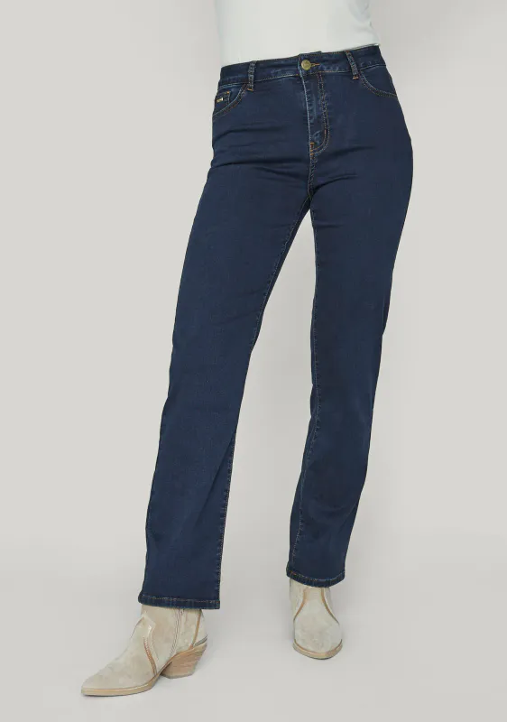 ISAY - Lido Straight Long Jeans - Denim Blue Unwashed