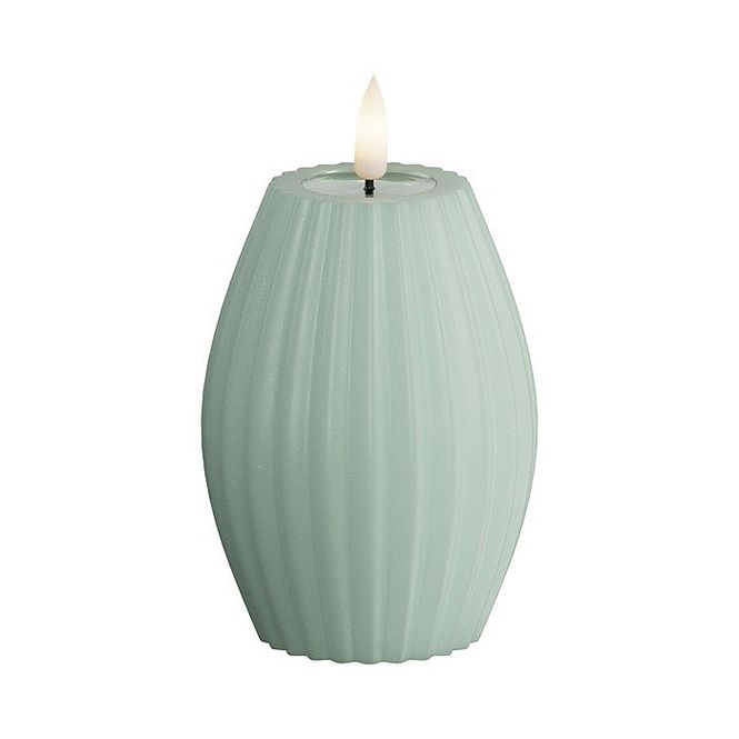 Hovedbilde Salviegrønn Stripe LED-lys (7,5x10 cm)