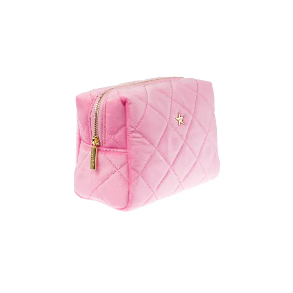 Hovedbilde VELVET SQUARE QUILTED MAKE-UP POUCH SMALL ...