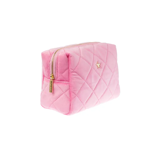 Hovedbilde VELVET SQUARE QUILTED MAKE-UP POUCH SMALL ...