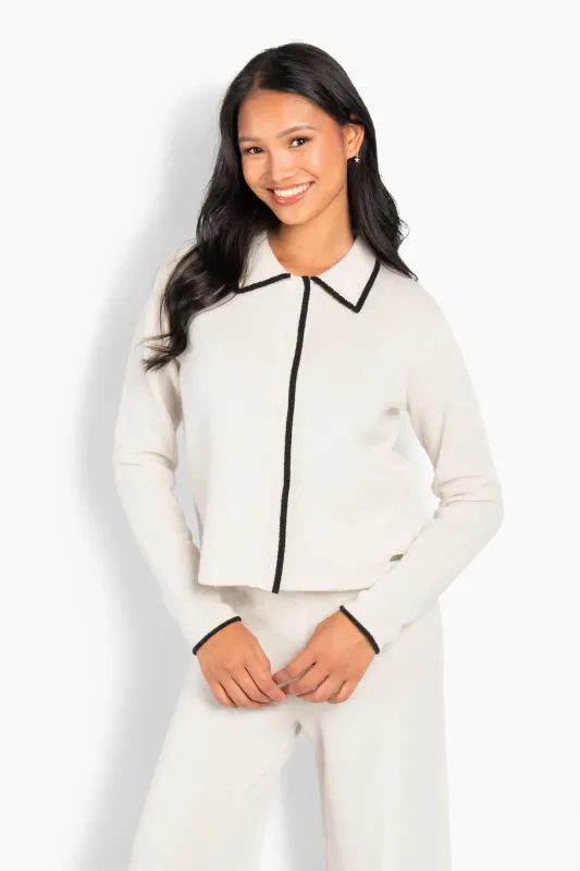 HÉST - Vivienne Cardigan - White