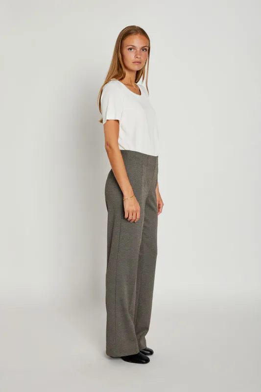 RUE DE FEMME - Olana wide pants Bitter Chocolate 