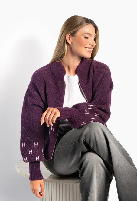 Hovedbilde HÉST - Märtha Short Jacket - Potent Purple