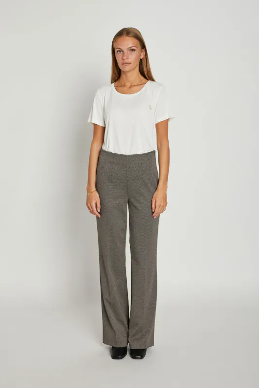 RUE DE FEMME - Olana wide pants Bitter Chocolate 