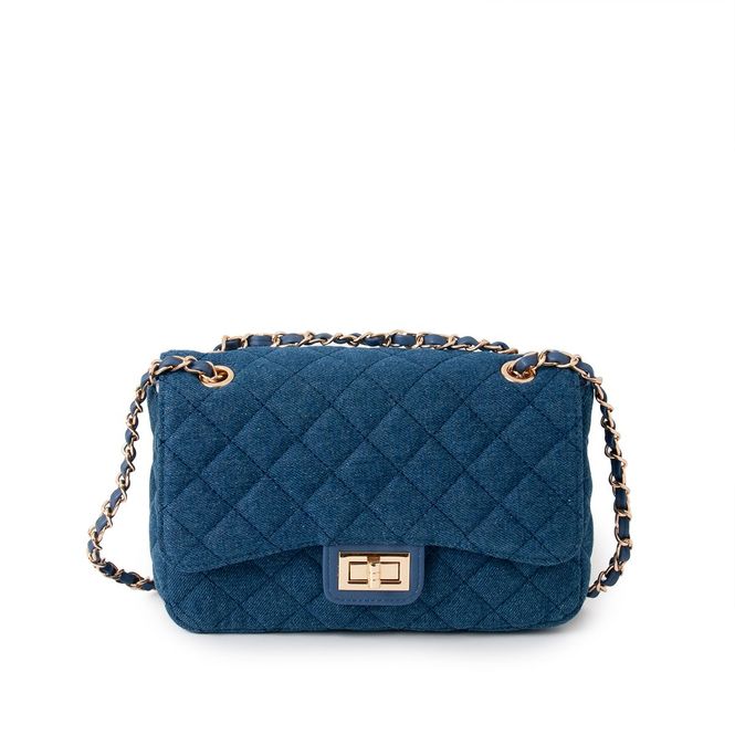 Hovedbilde DAISY stor clutch - jeansblå