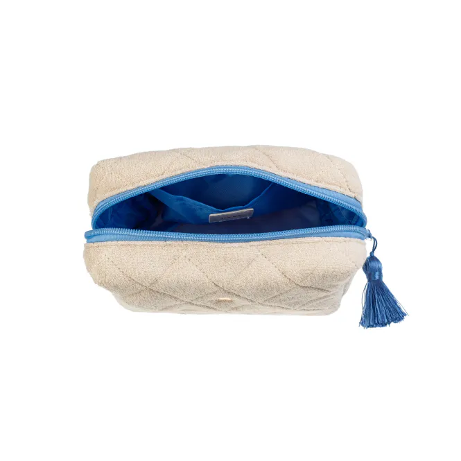 Hovedbilde TERRY QUILTED MAKE-UP POUCH SMALL SAND W/IBIZA ...
