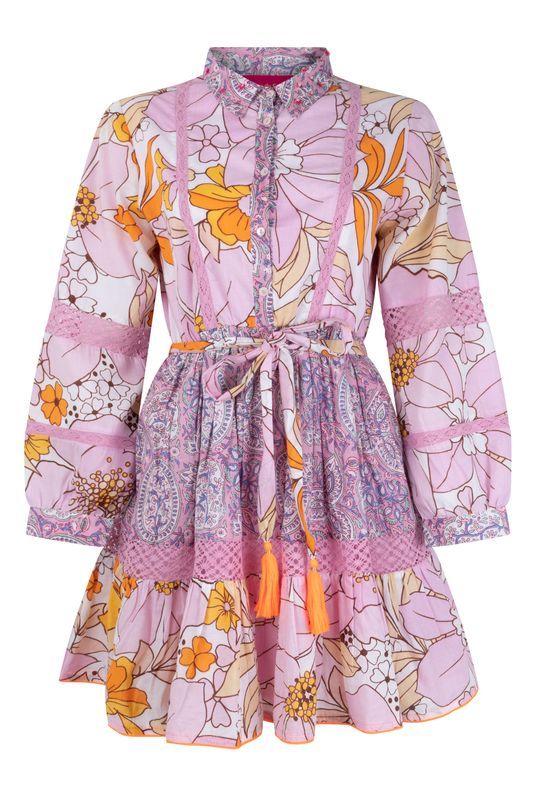PLACE DU SOLEIL - Purple Dress Short 