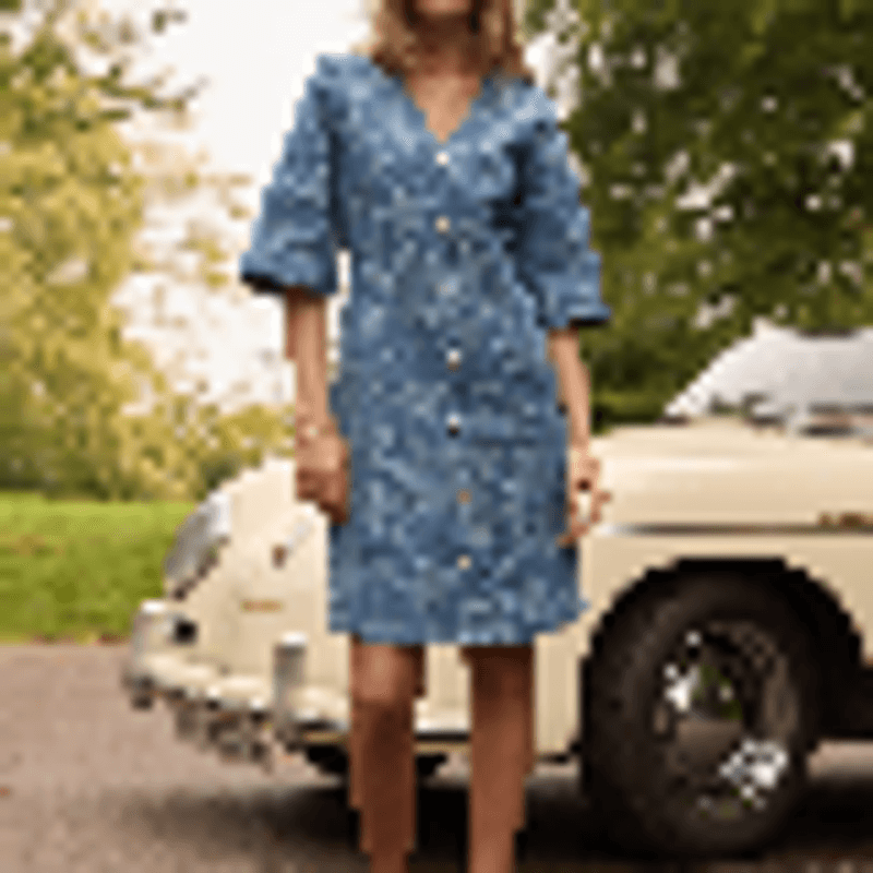 Rue de Femme - Marlowe kjole - Sky blue