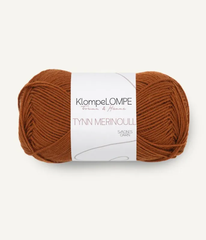 KLOMPELOMPE TYNN MERINOULL KANELSTANG 3064