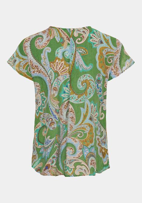 Hovedbilde ISAY - Lotta Top - Grass Green Paisley