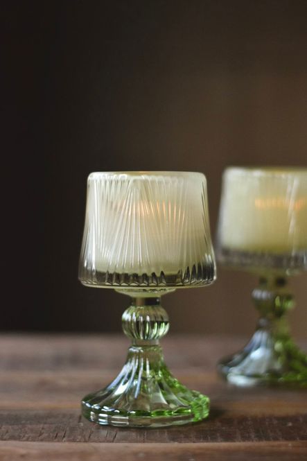 Hovedbilde  TREND - Lysholder På Stett H 15 Cm Grønn/Creme