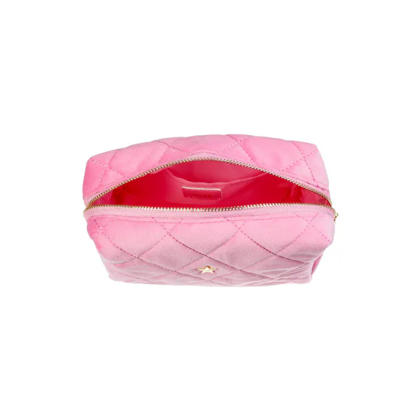 Hovedbilde VELVET SQUARE QUILTED MAKE-UP POUCH SMALL ...