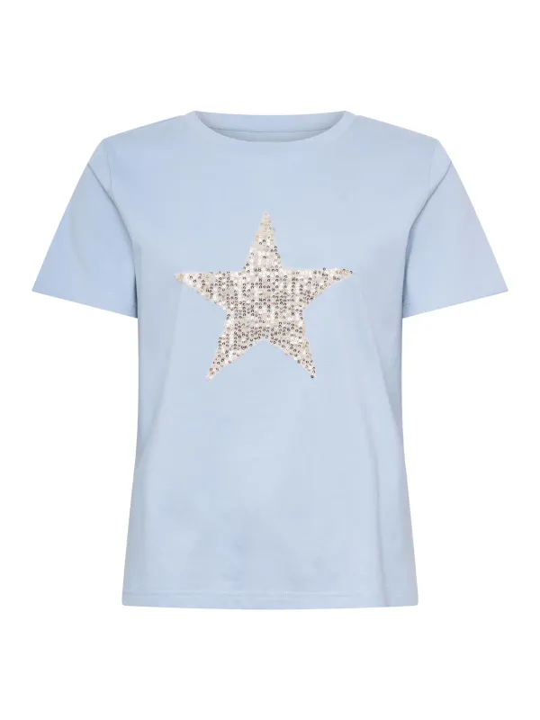  Ane Mone - Celine T-Shirt - Light Blue