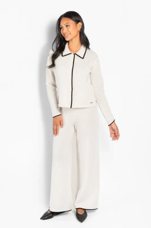HÉST - Vivienne Cardigan - White