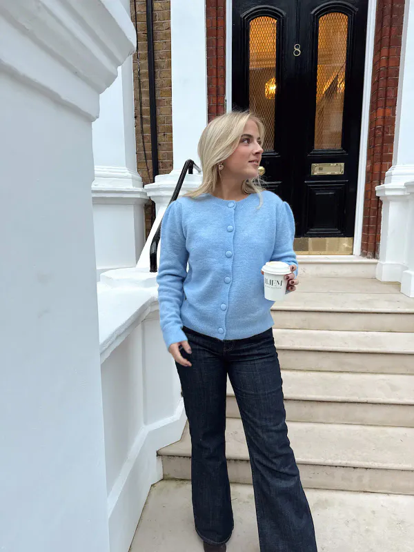 Rah Oslo - Cardigan w/ Buttons - Centaurea