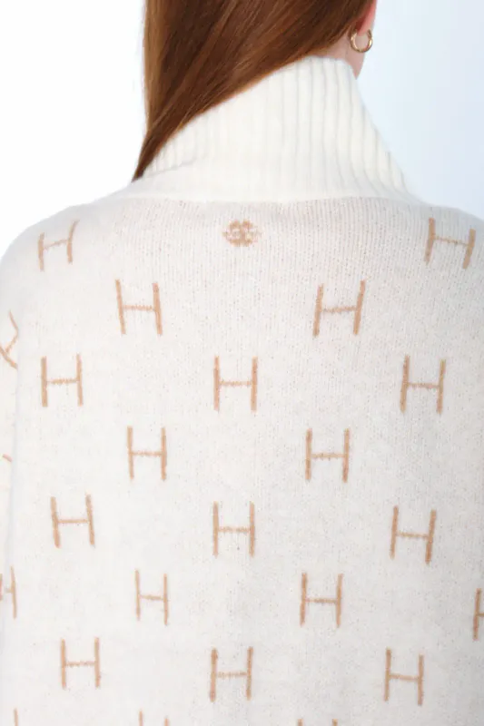 HÉST - Fam Sweater Short - White