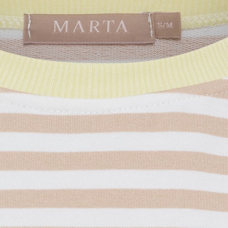 MdcJamila Tee - Beige/Gul